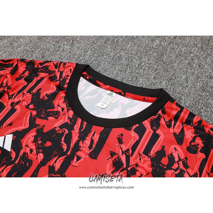 Chandal del Manchester United 2023-2024 Manga Corta Rojo - Pantalon Corto
